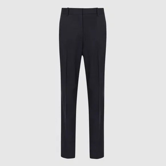 Reiss | NWOT Skinny Ankle Length Pull On Dress Pants Work Trousers Black Size 8 - Picture 1 of 11